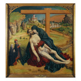 Pieta with Two Donors Giclee Print by Fernando Gallego