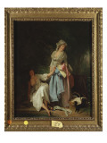The Bather Surprised Giclee-trykk av Louis Leopold Boilly
