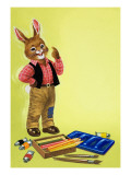 Brer Rabbit with a Paintbox Giclee Print by English School 