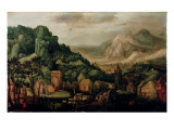 Extensive Mountainous Landscape Giclee Print by Hans Bol