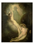The Creation of Eve reproduction procédé giclée par Henry Fuseli
