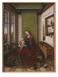 Virgin and Child with a Book Giclee Print by Jan van Eyck 