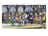 Charles I's Last Walk reproduction procédé giclée par Ron Embleton