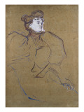 Misia Natanson, C.1897 Giclee Print by Henri de Toulouse-Lautrec