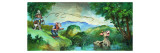 Town Mouse and Country Mouse reproduction procédé giclée par Mendoza 