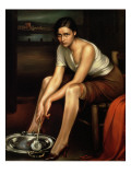 The Alluring Young Girl reproduction procédé giclée par Julio Romero de Torres