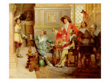 The Arrival of D'Artagnan Giclee Print by Alex De Andreis