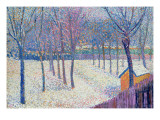 The Orchard under the Snow Giclee Print by Petitjean 