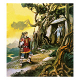 The Mountain Witch Giclee Print by Ron Embleton