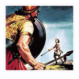 David and Goliath reproduction procédé giclée par McConnell 