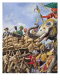 The Battle of Plassey of 1757 Giclee Print by Peter Jackson