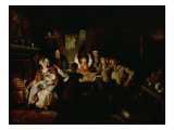The Game of Draughts Giclee Print by William Henry Knight