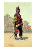 Bugler of the Cavalry Giclee Print by Frederic Sackrider Remington