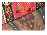 Detail of Two Prayer Rugs Giclee Print by Persian School 