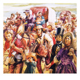 California Gold Rush Giclee Print by C.l. Doughty