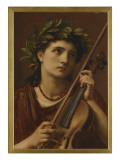 Music, Heavenly Maid, 1889 Reproduction procédé giclée par Edward John Poynter