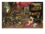 An Allegory of Touch Giclee Print by Frans III Francken