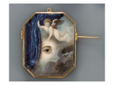 Eye Portrait with Putto, C.1820 Giclee Print by European School 