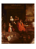 Visiting the Doctor Reproduction procédé giclée par Gillis van Tilborgh