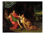 Priam and Achilles reproduction procédé giclée par Alessandro Padovanino