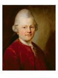 Gotthold Ephraim Lessing, 1727 Giclée-tryk af Anton Graf Gotthold Ephraim Lessing, 1727 Giclée-tryk af Anton Graf