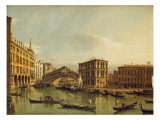 The Grand Canal, Venice Giclee-trykk av Bernardo Bellotto The Grand Canal, Venice Giclee-trykk av Bernardo Bellotto