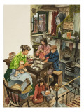 Making Matchboxes reproduction procédé giclée par Peter Jackson