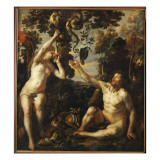 The Temptation reproduction procédé giclée par Jacob Jordaens