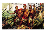 On the Tiber Bridge Giclee Print by McConnell 