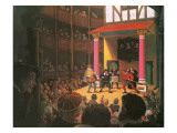 Elizabethan Theatre Giclee Print by Ken Petts
