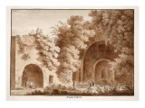 The Ninfeo of Egeria, 1833 Giclee Print by Agostino Tofanelli