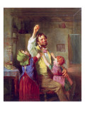 The Struggle for the Apple Giclee Print by William Henry Knight