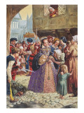 Mary Tudor Giclee Print by C.l. Doughty