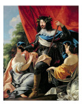 Louis Xiii reproduction procédé giclée par Simon Vouet