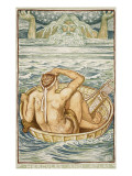 Hercules and Atlas reproduction procédé giclée par Walter Crane