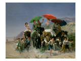 The Donkey Ride Giclee Print by Filippo Palizzi