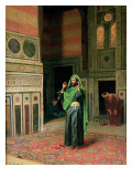 In the Mosque reproduction procédé giclée par Ludwig Deutsch