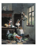 A Maid in the Kitchen Reproduction procédé giclée par David Noter