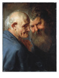 Two Apostles reproduction procédé giclée par Rubens 