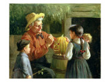 Jack-O-Lantern Impressão giclée por Abbott Fuller Graves