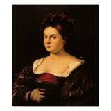 Portrait de femme reproduction procédé giclée par Bonifacio Veronese