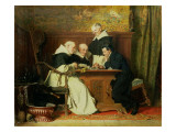 The Chess Players Giclee Print by Ture Nikolaus Cederstrom