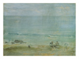 By the Shore, St. Ives reproduction procédé giclée par James Abbott McNeill Whistler