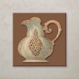 Vintage Tea-Pots Art by E. Kruger