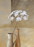 White Umbellas I Prints by Isabel Martinez