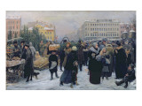 Christmas Fair Giclee Print by Heinrich Matvejevich Maniser
