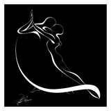 Dancing Couple VI Poster af Alijan Alijanpour Dancing Couple VI Poster af Alijan Alijanpour