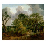 Wooded Landscape Giclee Print by Thomas Gainsborough