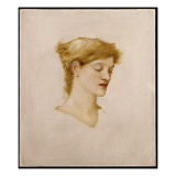 The Head of a Woman Giclee-trykk av Edward Burne-Jones
