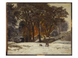 The Poacher, 1867 Giclée-Druck von Gustave Courbet